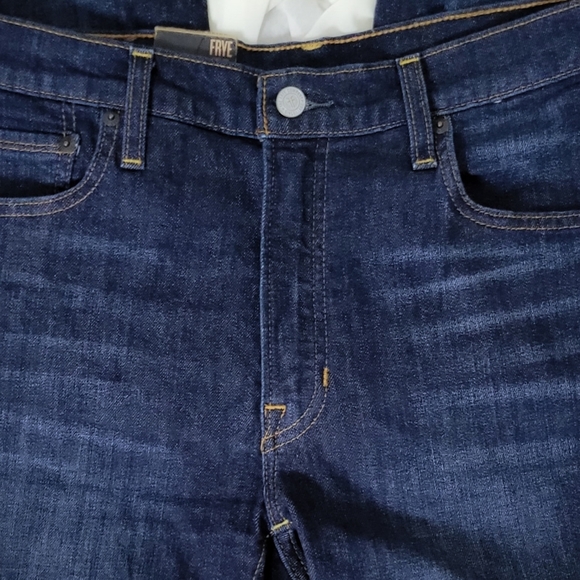 Frye Denim • Dark Blue • Mid-Rise Slim Fit - Picture 3 of 4